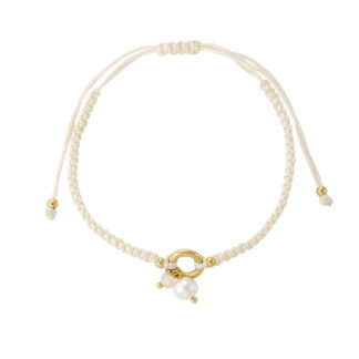 Bijou de mer armband beige