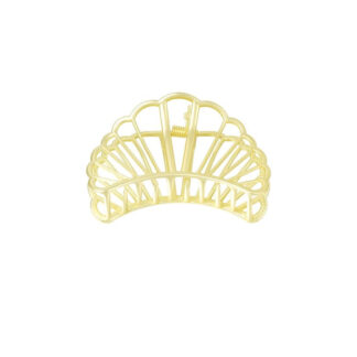 Croissant clip goud