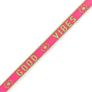 Neon good vibes lintbandje
