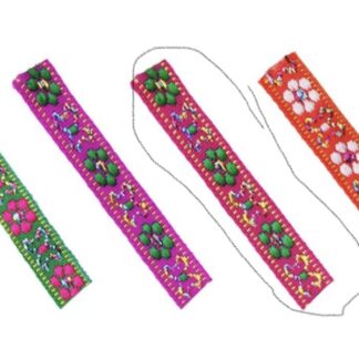 Lintbandje roze bloemen.